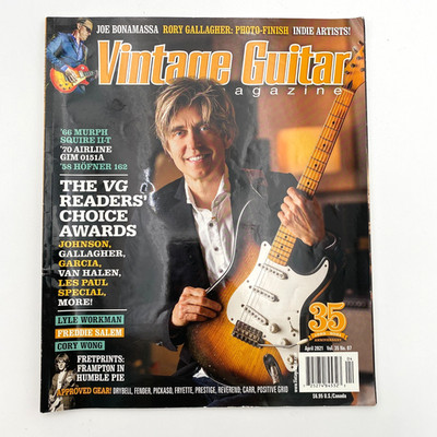 Vintage Guitar Magazine Readers Choice Awards April 2021