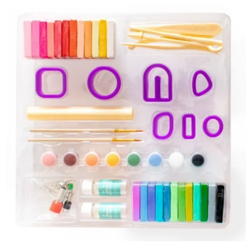 Art 101® Crafts Polymer Clay Jewelry Kit 92 Piece Makes Earrings ...