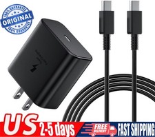 For Samsung Galaxy S25 FE S25 Ultra 45W Super Fast Charging Type C Wall Charger