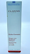 Clarins Hydra-Essentiel Moisturizing Reviving Eye Mask Long-Lasting - 1 oz New