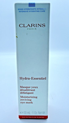 Clarins Hydra-Essentiel Moisturizing Reviving Eye Mask Long-Lasting - 1 oz New