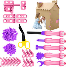 Cardboard Cutter for Kids - 122 PCS Resuable Safe Cardboard Tools for Kids  Edu