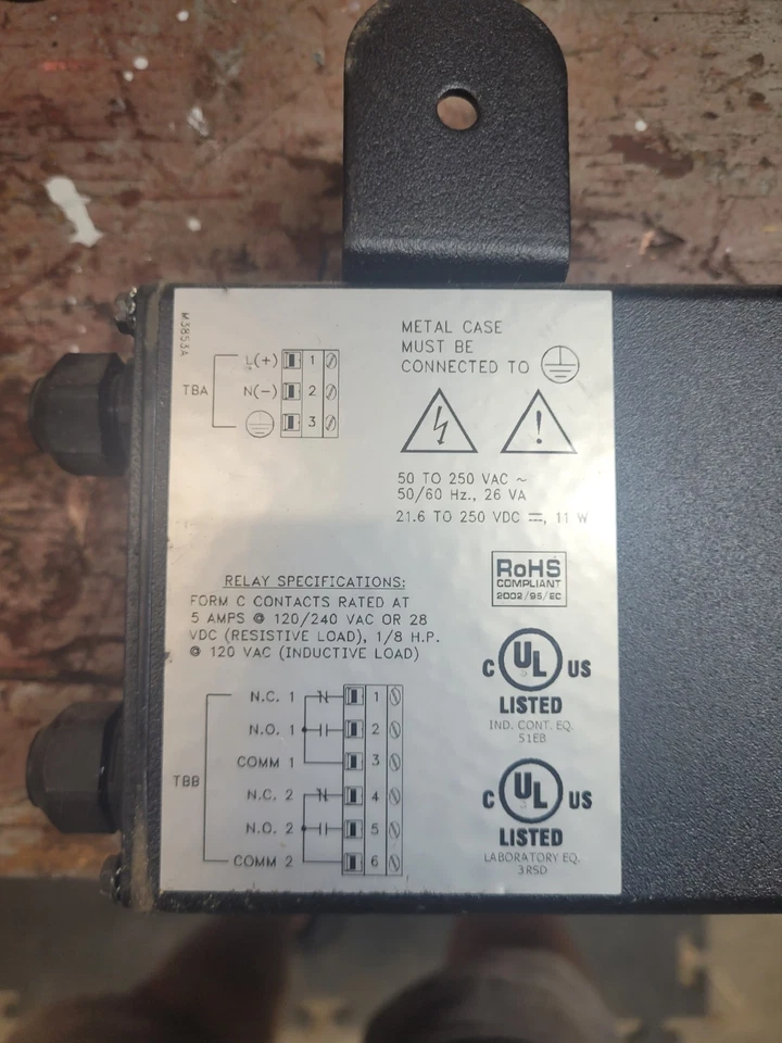 CONTROLES LEÓN ROJO CONTADOR TOTALIZADOR PANTALLA LED MODELO LD200600 SERIE LD - EE. UU. Foto 2 de 4