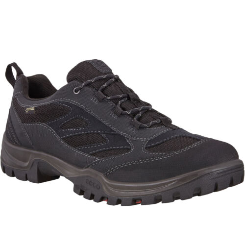 ECCO Mens XPEDITION III Low Waterproof GORE-TEX Walking Hiking Boots Shoes Black