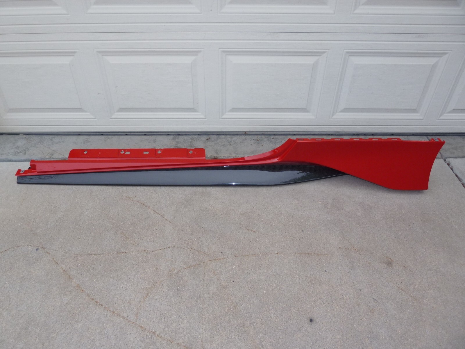 Ferrari 488 PISTA Left Side Skirt OEM Carbon Fiber Rocker Panel GTB Spider