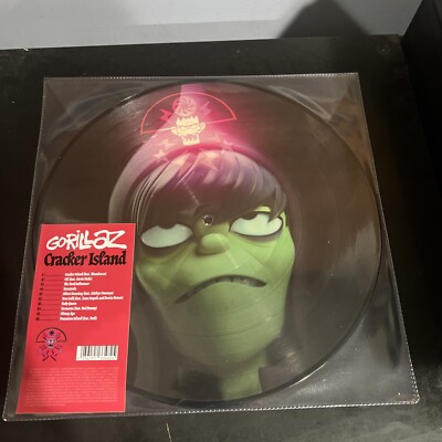 Gorillaz - cracker Island LP Murdoc Picture Disc Rare
