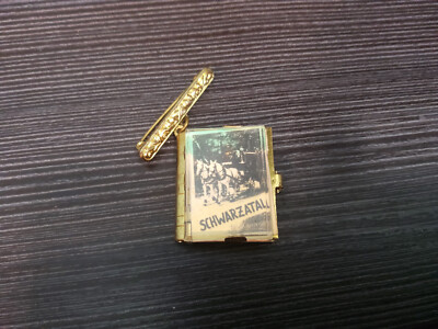 Old GDR souvenir pendant Schwarza Valley photo book attic find