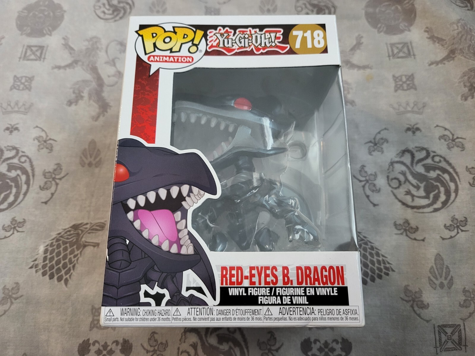 Funko Pop! Vinilo Ojos Rojos Dragón Negro #718 Yu-Gi-Oh! Figura