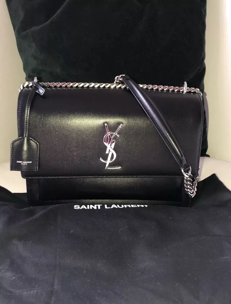 Saint Laurent Sunset black medium shoulder bag