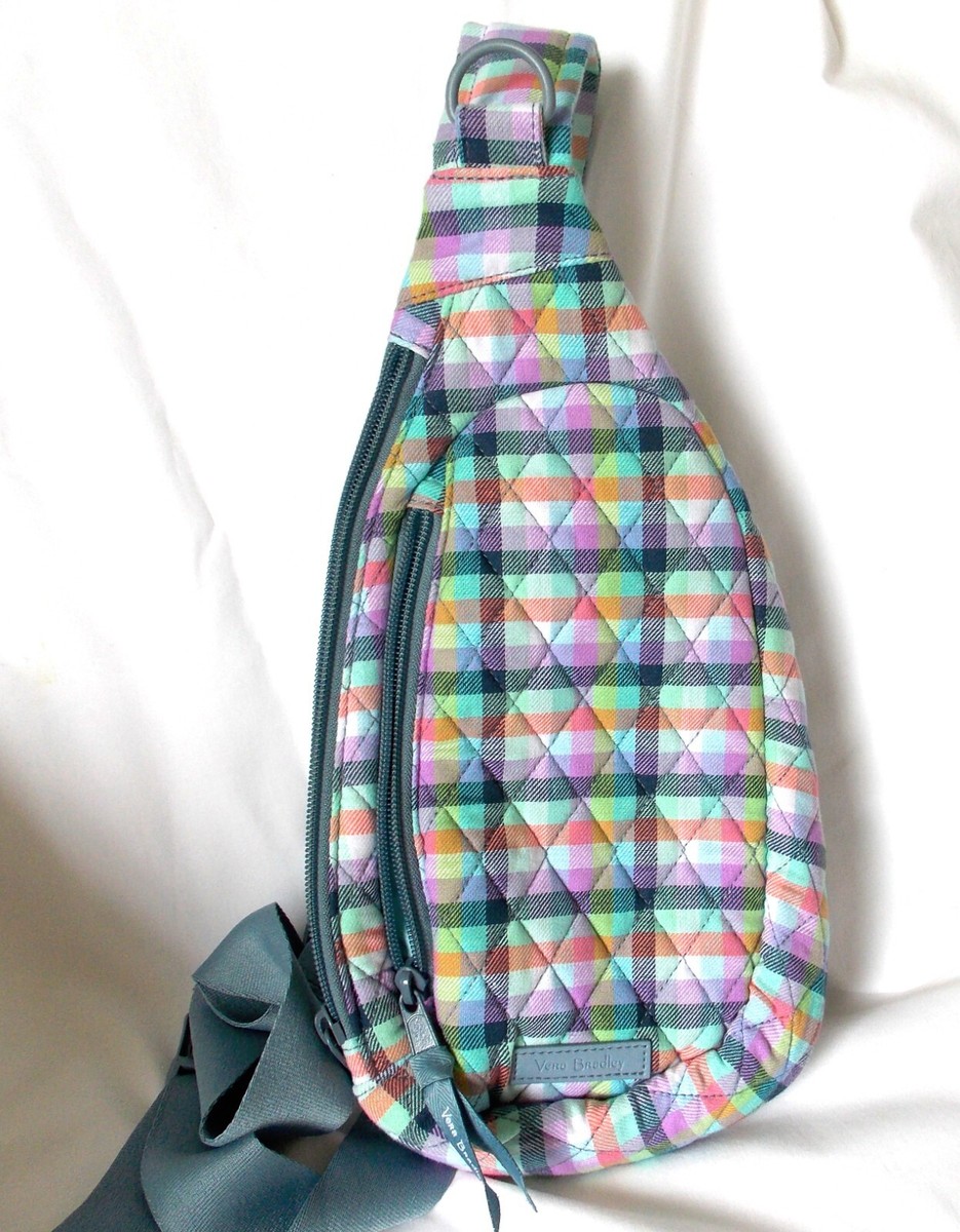 VERA BRADLEY Essential Backpack in Gingham Plaid Vera Bradley Gingham Plaid Pattern Essential Compact  main image 3