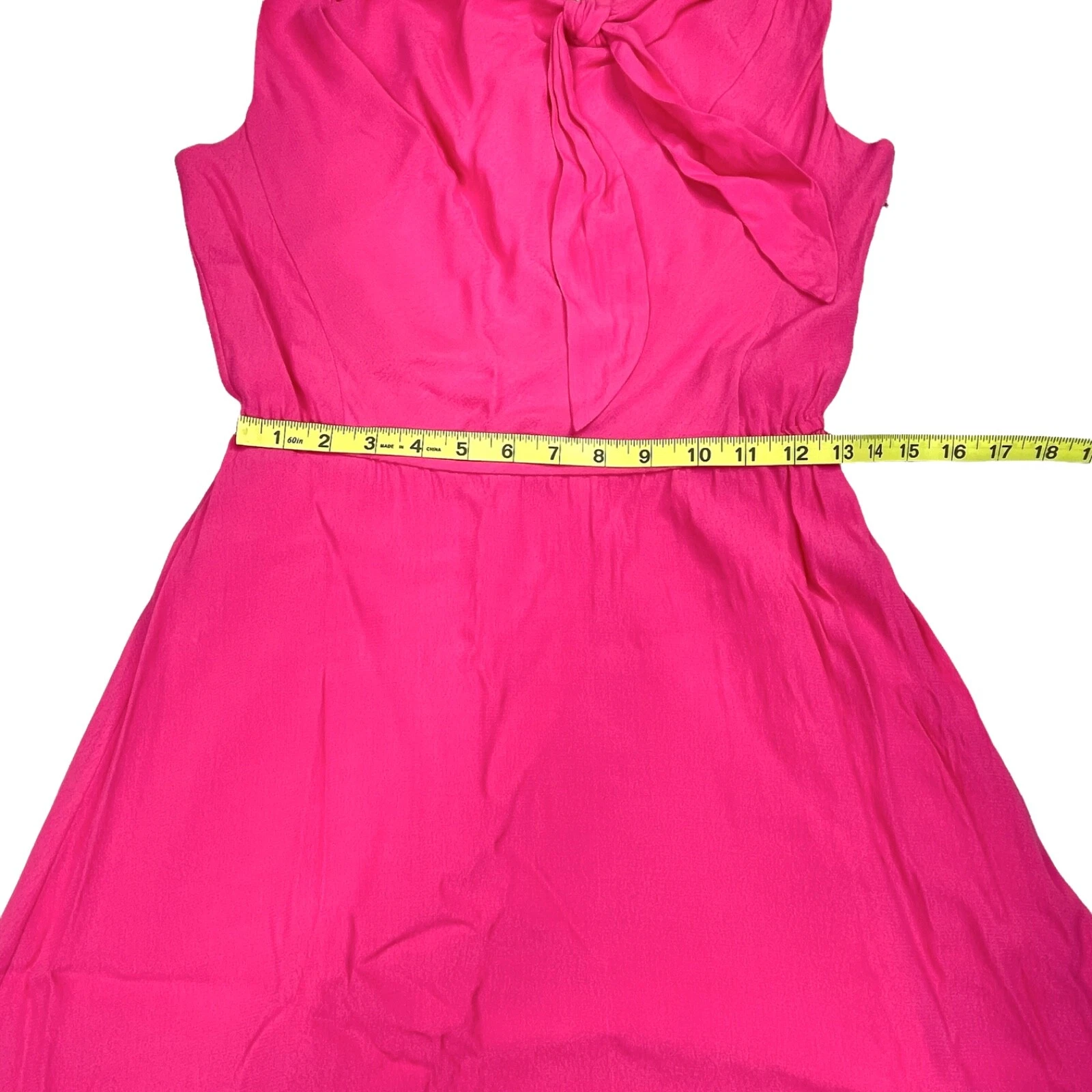 Abito Kate Spade Look For The Silver Lining Dalene rosa finiture rosse donna 6