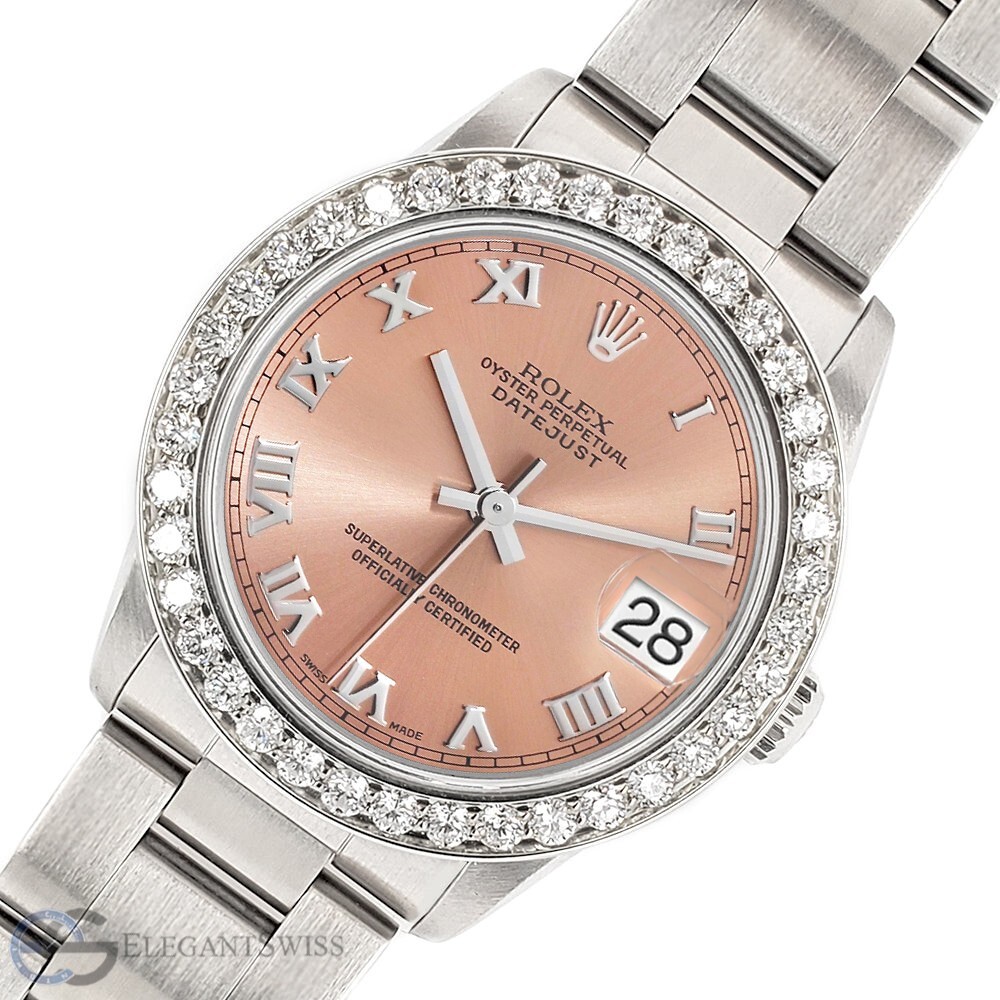 Rolex Datejust Midsize Salmon Roman Oyster