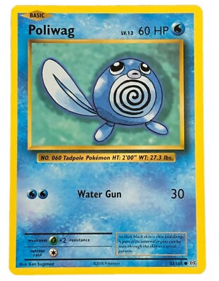 New: 2016 Pokémon TCG Poliwag XY Evolutions 23 Regular Common | eBay