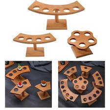 Soporte para rollos de sushi soporte de exhibición de rollos de sushi conos de madera estante comedor comida