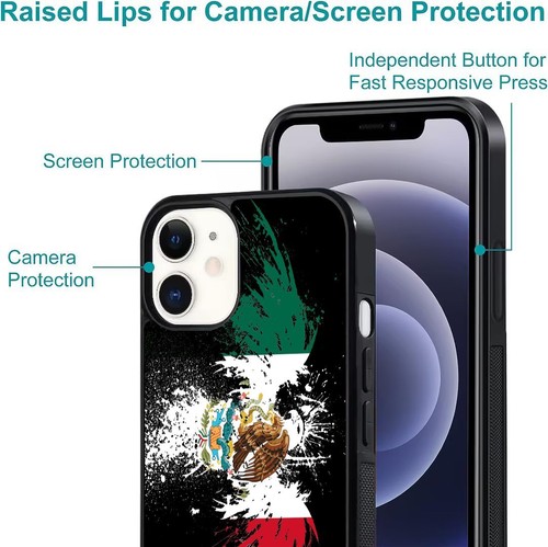 mexico flag For iPhone SE XS XR Max 5 6 7 8 Plus Anti scratch Cover - Picture 13 of 25