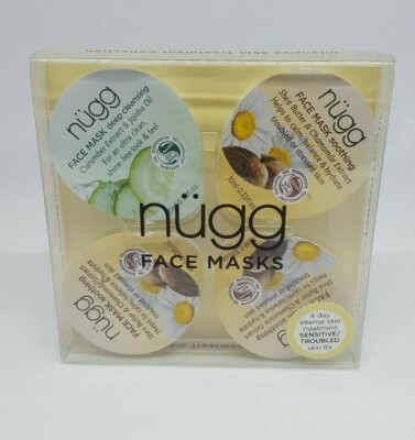 Nugg Skin NUGG 4 Day Intensive Treatment Sensitive Troubled Skin Face Mask Set ...