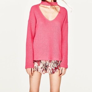 Nuovo con etichette Zara Girocollo Maglione Rosa Fucsia Maglione Sz S M L  6050/106 | eBay
