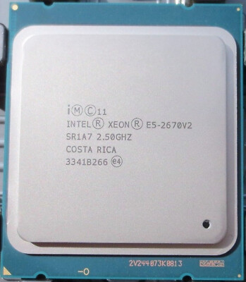 Intel Xeon E5-2670V2 E5-2670 v2 (25M Cache, 2.50 GHz) Socket FCLGA2011 SR1A7