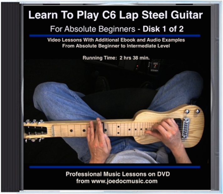 Learn To Play C6 Lap Steel Guitar Beginners DVD Lessons w/ eBook