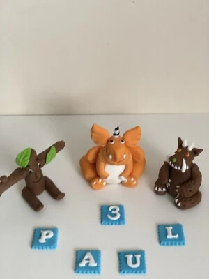 Unofficial Gruffalo Zog Stickman personalised birthday cake topper decoration