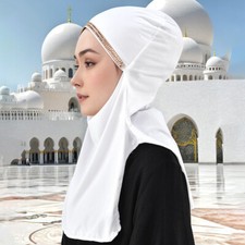 Full Cover Hijab Amira Turban Scarf Neck Cover Islamic Headscarf Arab Headwrap