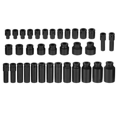 35pcs 1/2" Inch Deep Impact Socket Set Drive 6 Point Metric Garage Tool 8 - 32mm - Picture 3 of 11