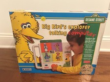 1994 Vintage VTech "BIG BIRD'S EXPLORER TALKING COMPUTER" SESAME STREET Toy