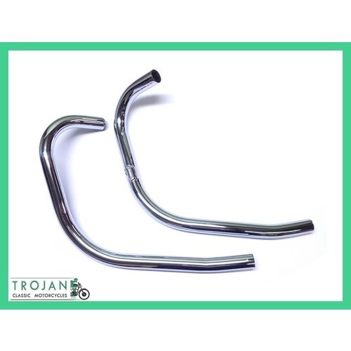 EXHAUST HEADER PIPES, TRIUMPH, TR7, T140 1973-79, BALANCED (PAIR