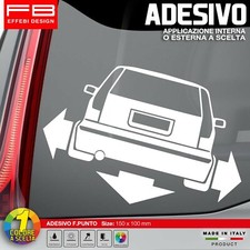 Adesivi Stickers FIAT PUNTO GT Sporting MK1 auto car down-out-dab Tuning Racing