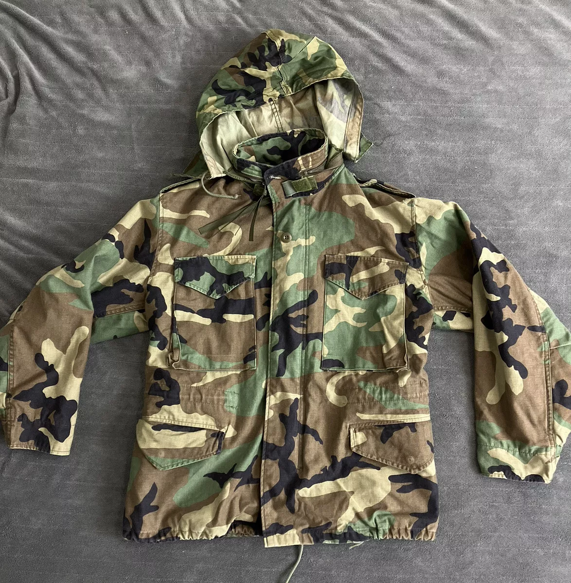 Camouflage top field jacket