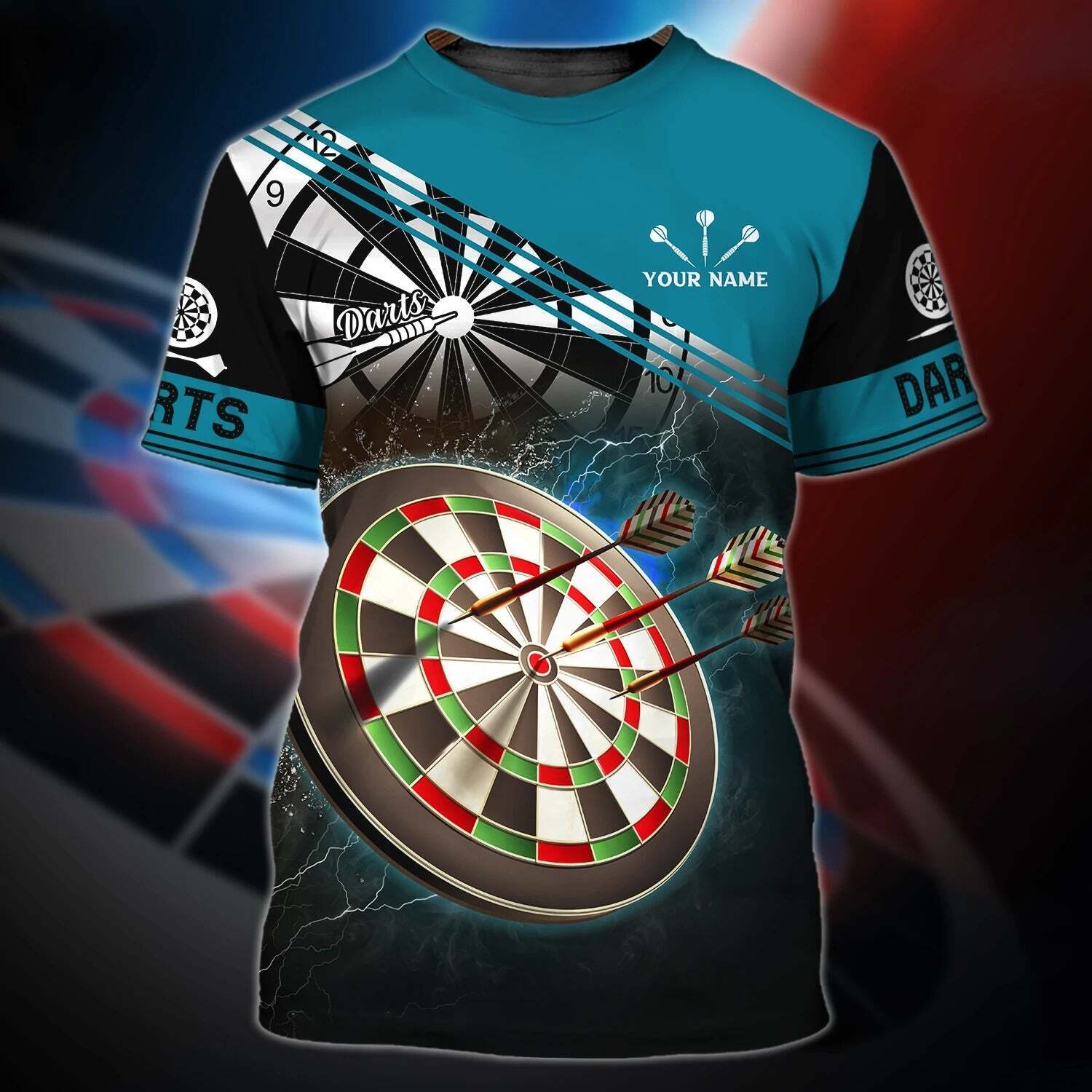 jeans Formålet Kompliment Customized With Name Gifts For Darts Players, Dart Shirt Full Printing, Best  Dar | eBay