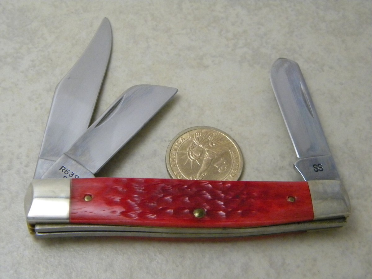 Case XX USA 1889-1989 Centennial R6392 Red Bone Stockman Knife | eBay