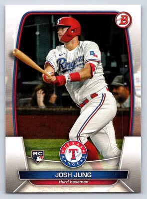 Josh Jung Texas Rangers Rookie 2023  Bowman #43