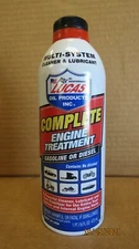 LUCAS COMPLETE ENGINE TREATMENT GASOLINE/DIESEL MULTI-SYSTEM CLEANER 16 OZ NEW