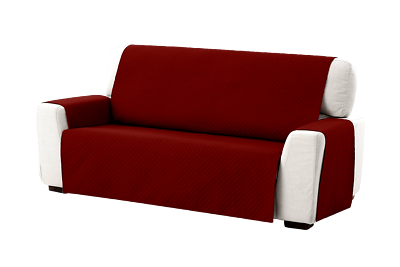IlGruppone Copridivano Elasticizzato Made In Italy – 1 Posto, Colore Panna, Lavorazione Jacquard A Nido D'ape, Bielastico - 2