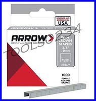 Genuine Arrow Heavy Duty Staples 3/8 1,000 Box 606 Free Shipping Genuine Arrow Heavy Duty Staples 3/8 1,000 Box 606 Free Shipping