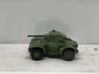 Vintage ~1954-65 DINKY TOYS Meccano #670 Green ARMOURED CAR England Military Toy