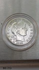 1902-S Barber Silver Half Dollar 50C - San Francisco - 90% Silver In Capsule