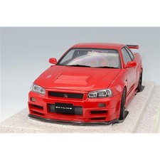 MotorHelix Nissan Skyline GT-R R34 Customized Active Red 1/18