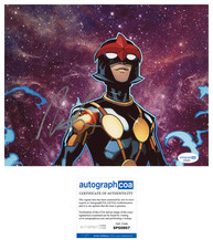 Logan Miller 'Ultimate Spider-Man' Signed 8x10 Photo 'Sam Alexander' ACOA