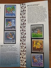 Briefmarken NZ Neuseeland Maori Booklet