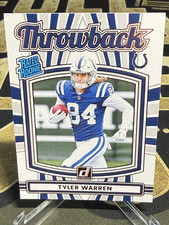 2025 Panini Donruss Tyler Warren Throwback Rated Rookie #12 RC