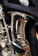 YAS-62 S Sassofono contralto professionale Silvering E-flat sax ottone con custodia