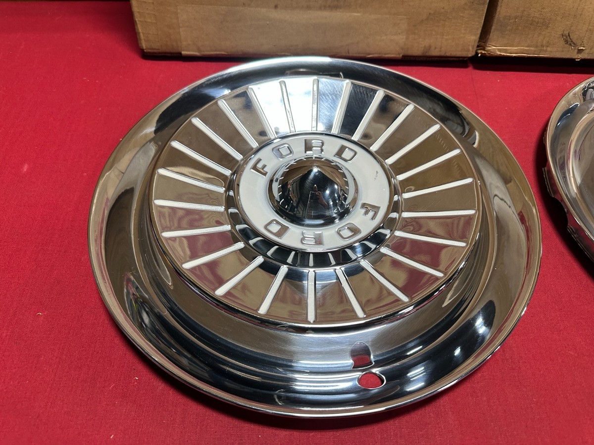 アキラ　6点 NOS 1957 FORD FAIRLANE HUBCAPS B7A-1130-A FoMoCo 57 | eBay