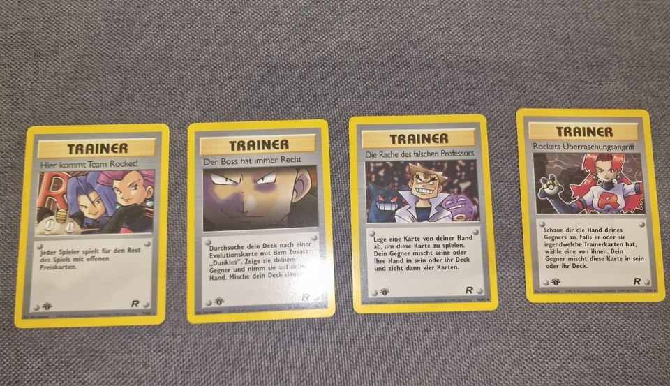 Pokemon Team Rocket 1st Edition Karten, Near Mint, 71/82, 72/82, 73/82, 76/82 NM - Bild 2 von 4