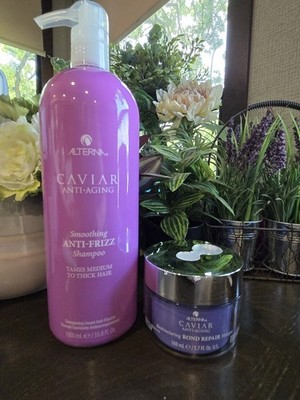 Alterna Caviar Anti-Aging Shampoo Smoothing Anti-Frizz Hair Care W/ Hair Masque