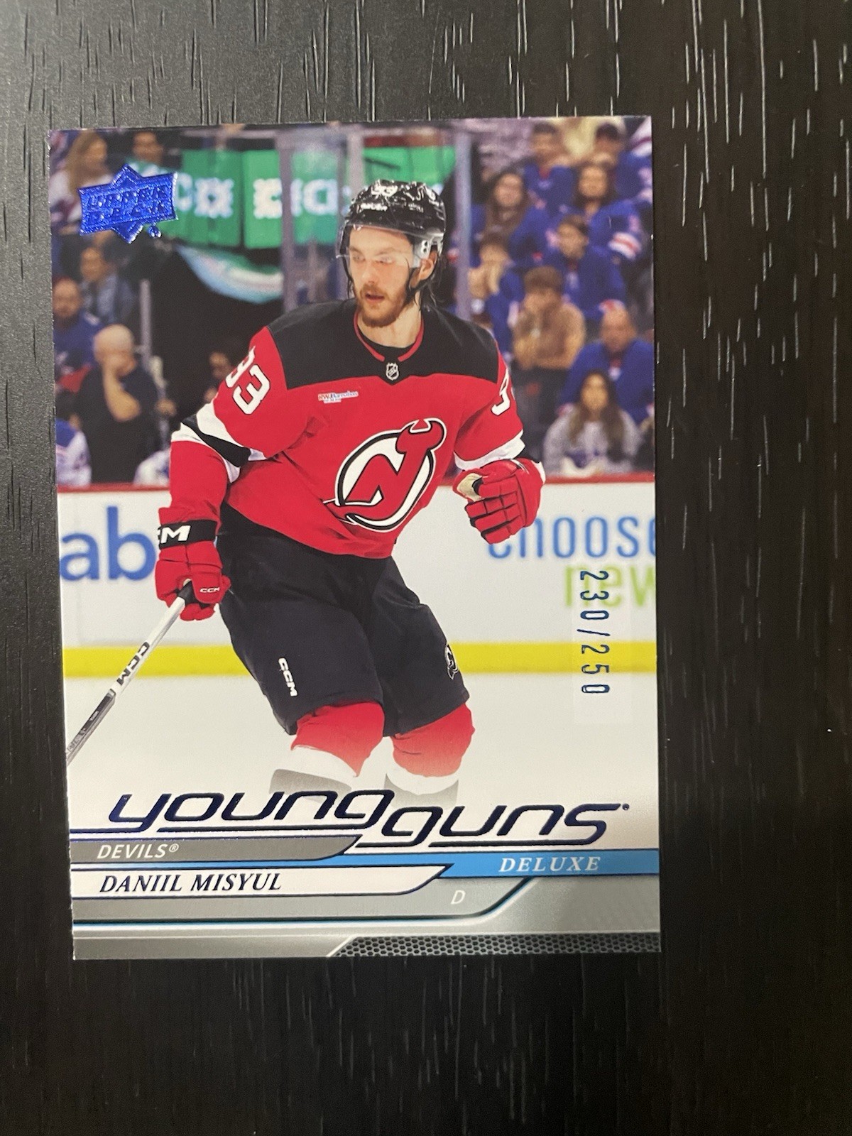 2024-25 UPPER DECK SERIES 2 YOUNG GUNS Deluxe /250 #479 DANIIL MISYUL NJ Devils