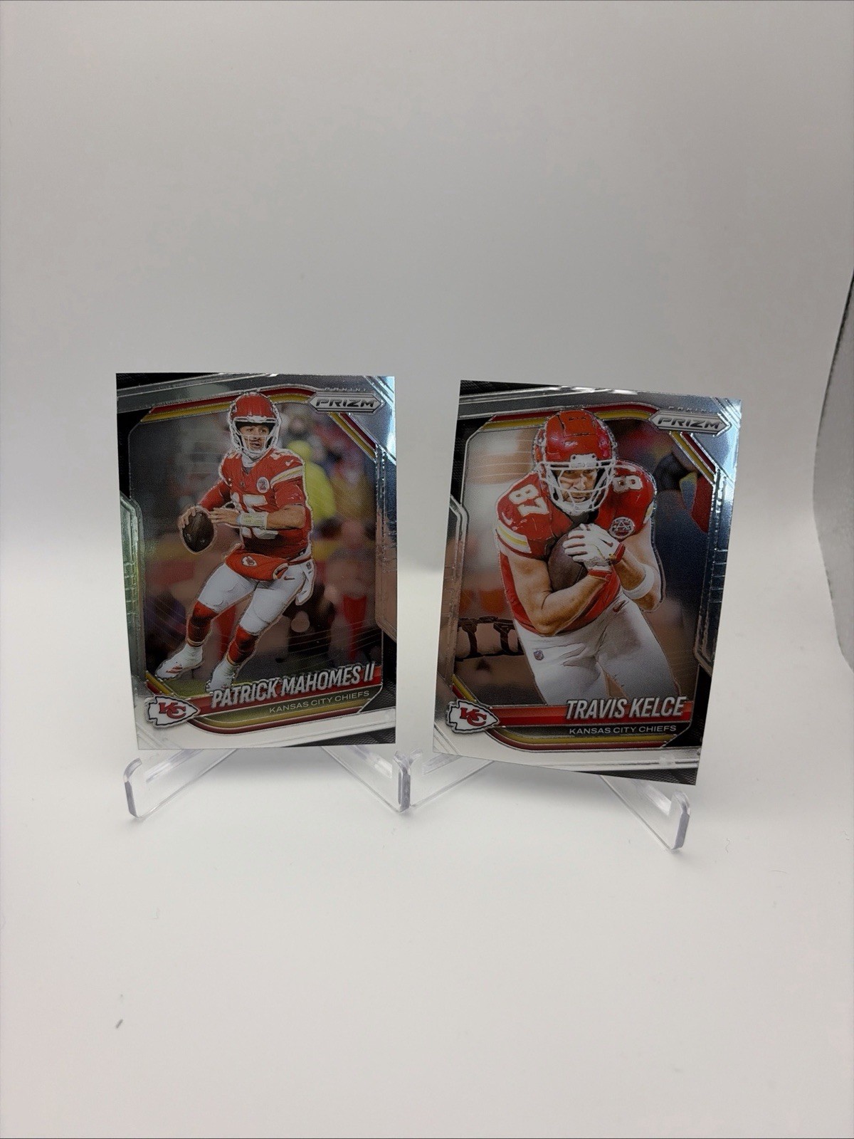 2025 Panini Prizm Chiefs Lot Of 2 Patrick Mahomes II #26 & Travis Kelce#67 Base