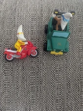 LOT VINTAGE 1988 MCDONALDS HAPPY MEAL MCDONALDS MAC TONIGHT MOON MAN MOTORCYCLE 