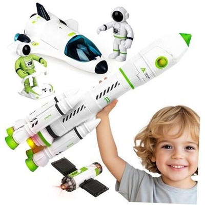 Space Toy Rocket Toys for Kid Shuttle with Astronaut Spaceship Planet Stem